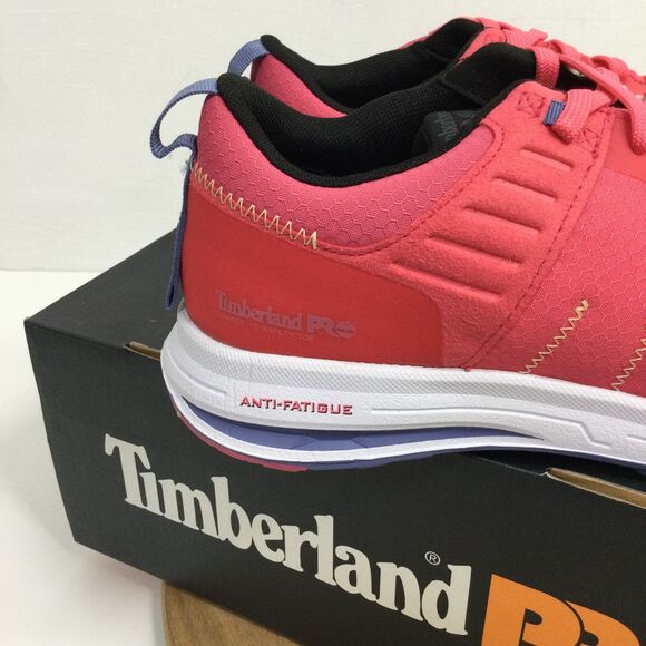 Timberland Womans PRO Overdrive Composite Sneakers Safety Toe Pink Size US 9 NWB - Picture 3 of 13